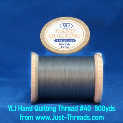 Cotton Hand Quilting Thread 3-Ply 500yd - Light Brown by YLI- Quilt in a  Day / Thread